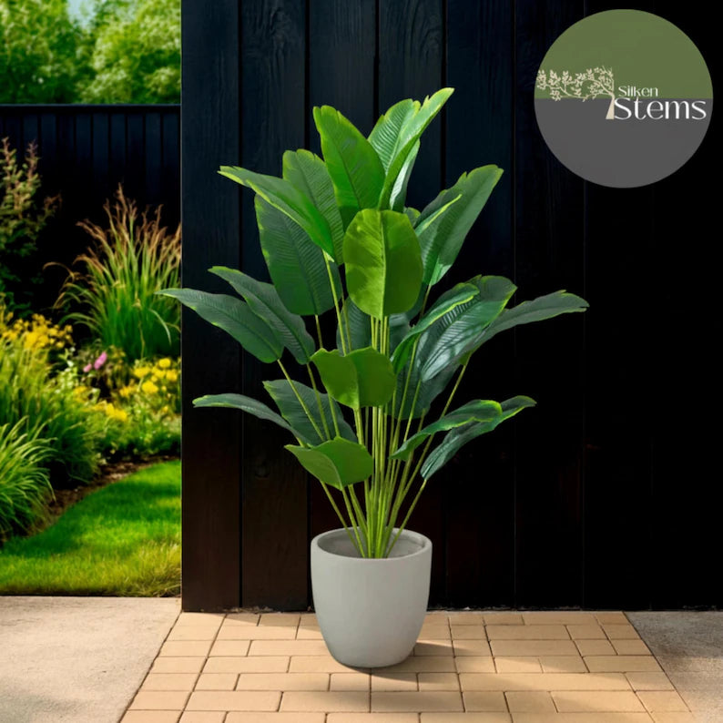 Faux Banana Palm Tree